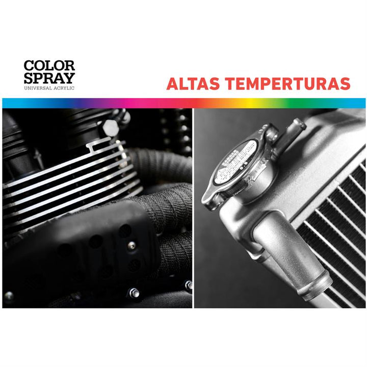 Soudal | Color Spray Alta Temperatura — Resistênte até 600°C