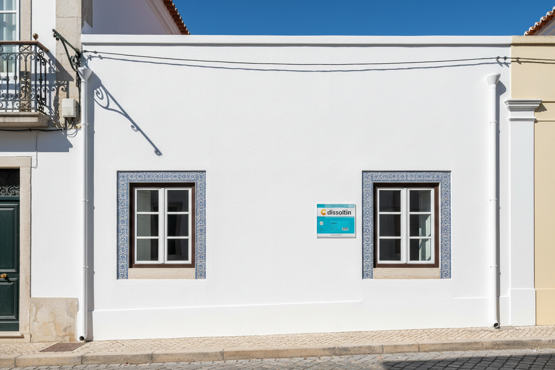 Fachada branca exterior Lisacril