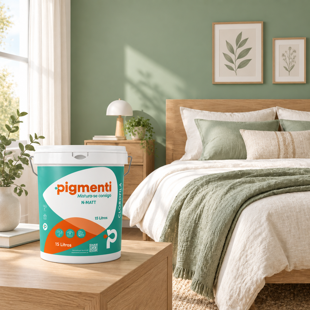 N-MATT num quarto de tons suaves
