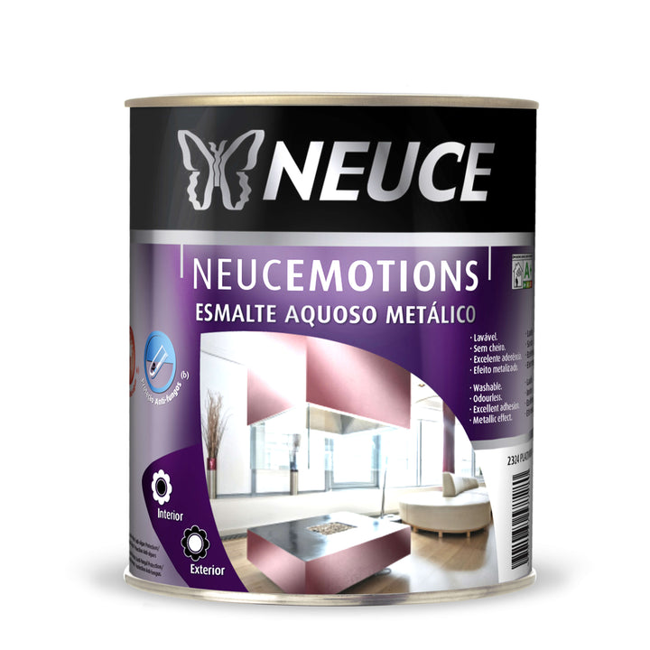NEUCEMOTIONS esmalte metálico decorativo — gama de tons ouro, cobre, bronze e platina para metal e madeira - PIGMENTI